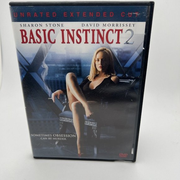 Basic Instinct 2 (DVD, 2006, Widescreen, Unrated Extended Cut) Sharon Stone F6 - Picture 1 of 3